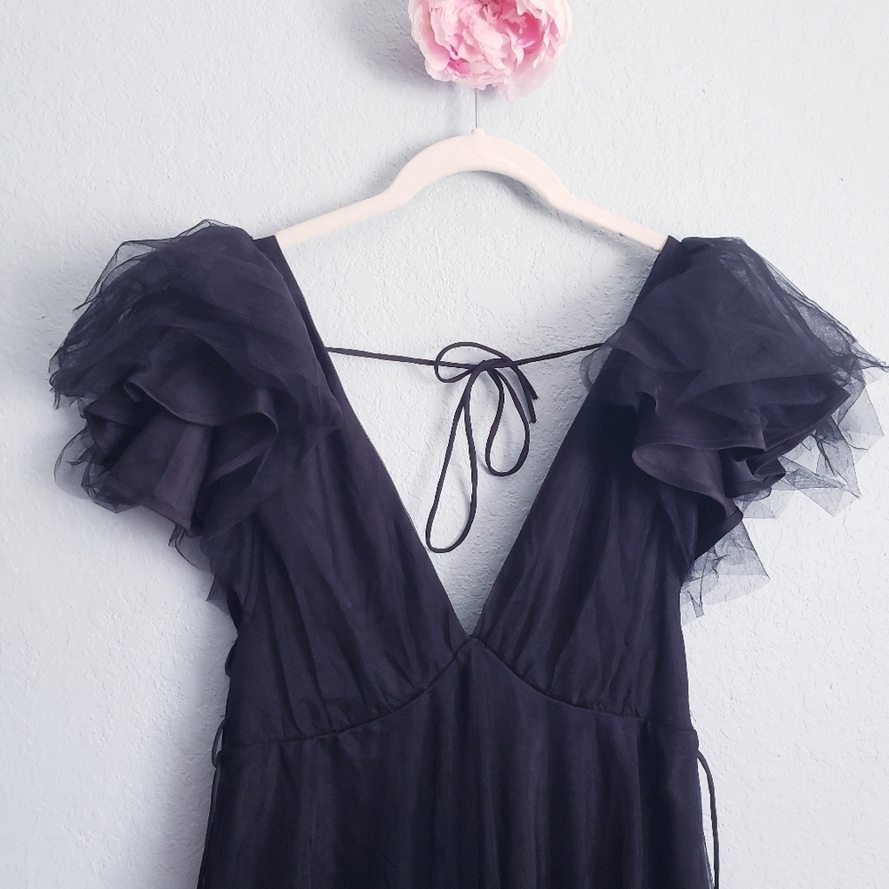 Baltic Born Black Annabella Tulle Dress - Picture 3 of 5